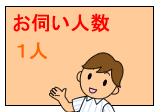 お伺い人数:1名